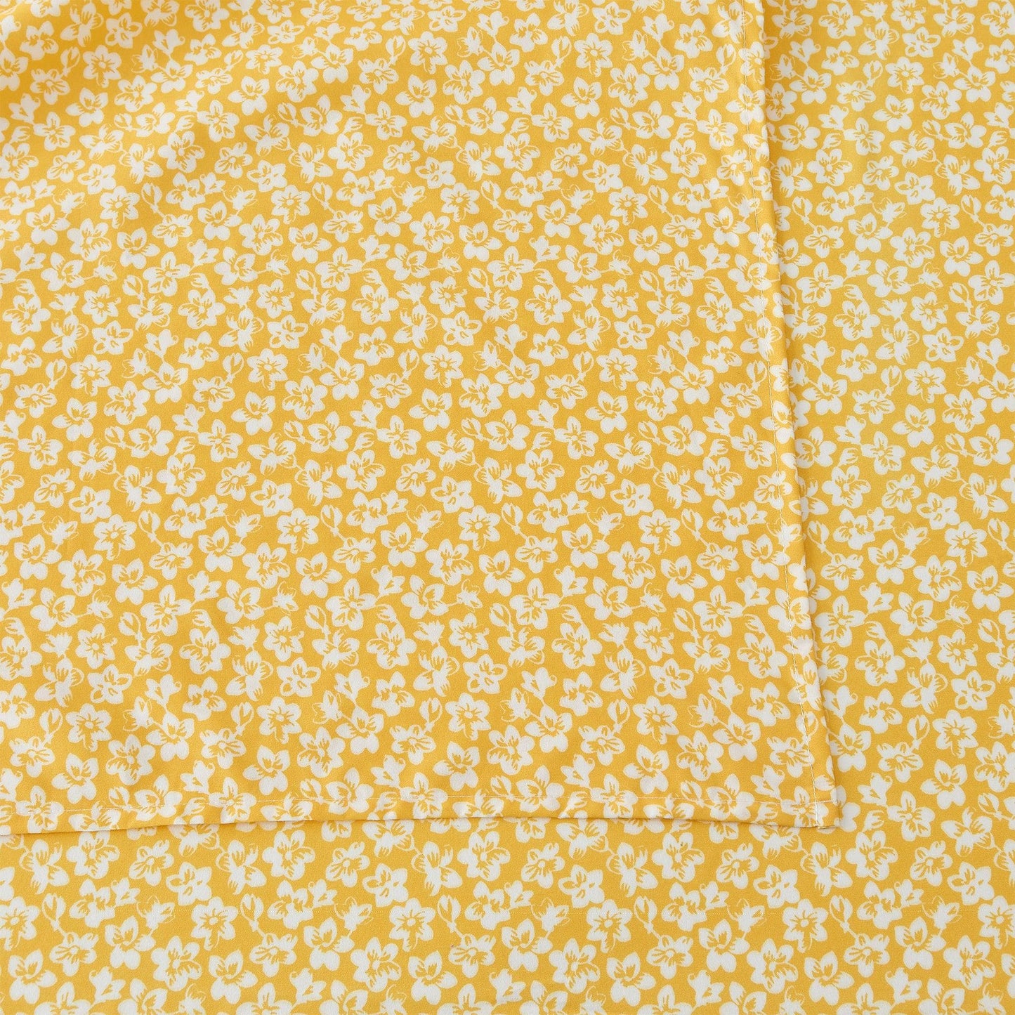 4 Piece Watercolor Floral Microfiber Sheet - Delia Collection