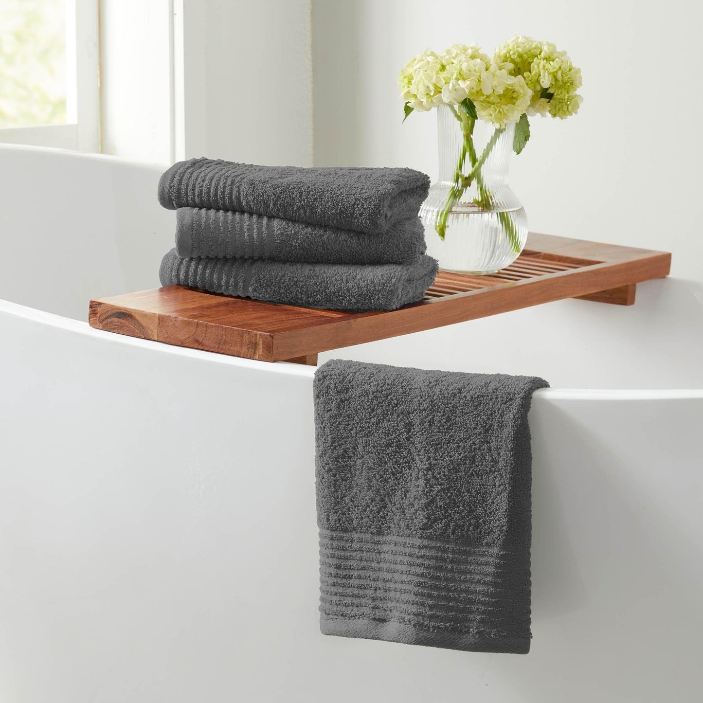 6 Piece Set Cotton Bath Towels - Kasper Collection