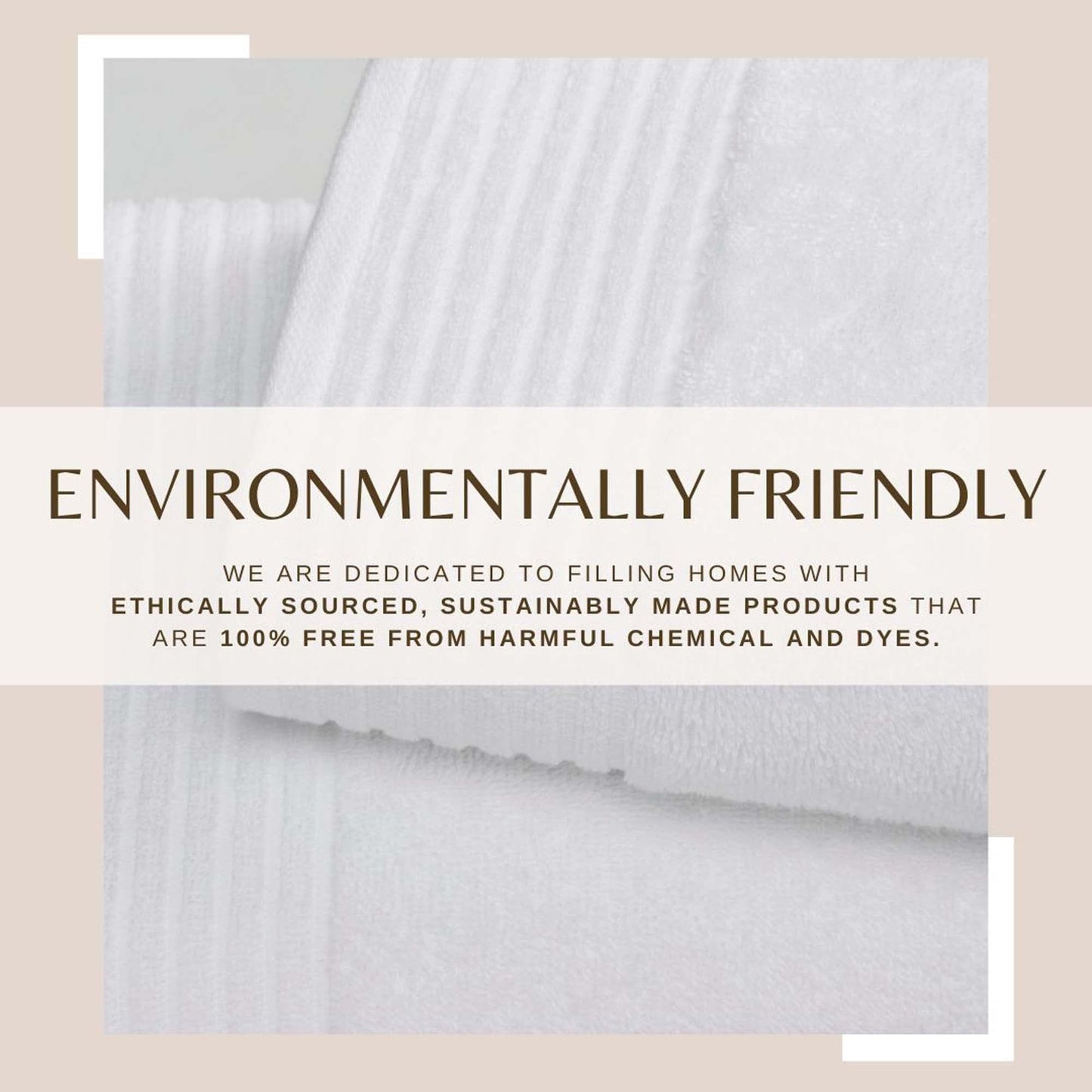 6 Piece Set Cotton Bath Towels - Kasper Collection