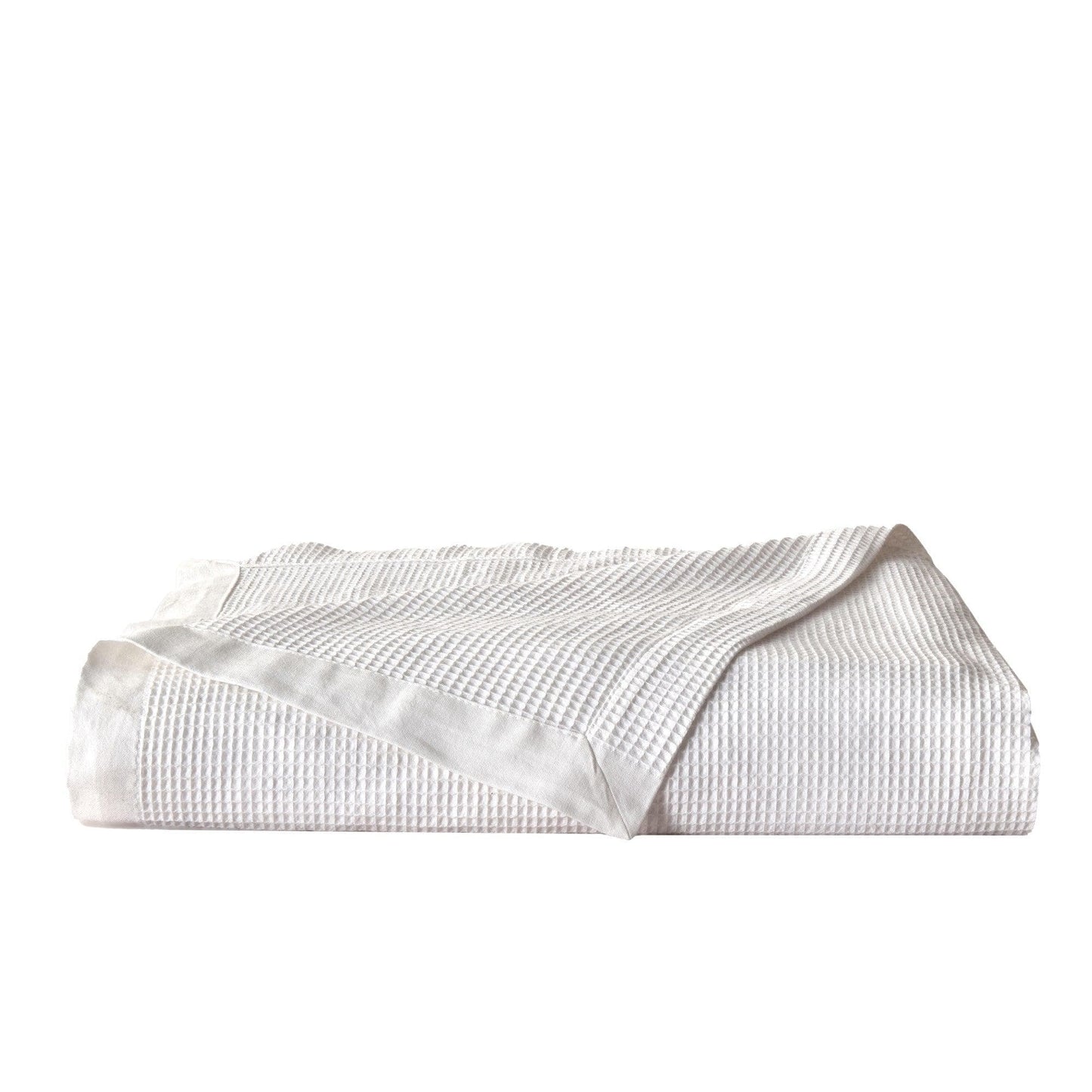 100% Cotton Small Waffle Weave Blanket - Hazel Collection