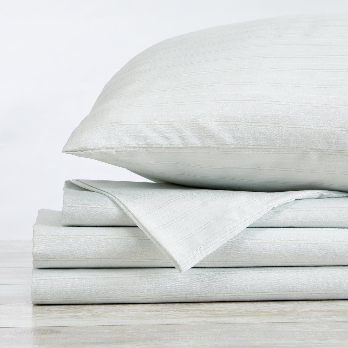 Microfiber Stripe Sheet Set - Adeline Collection