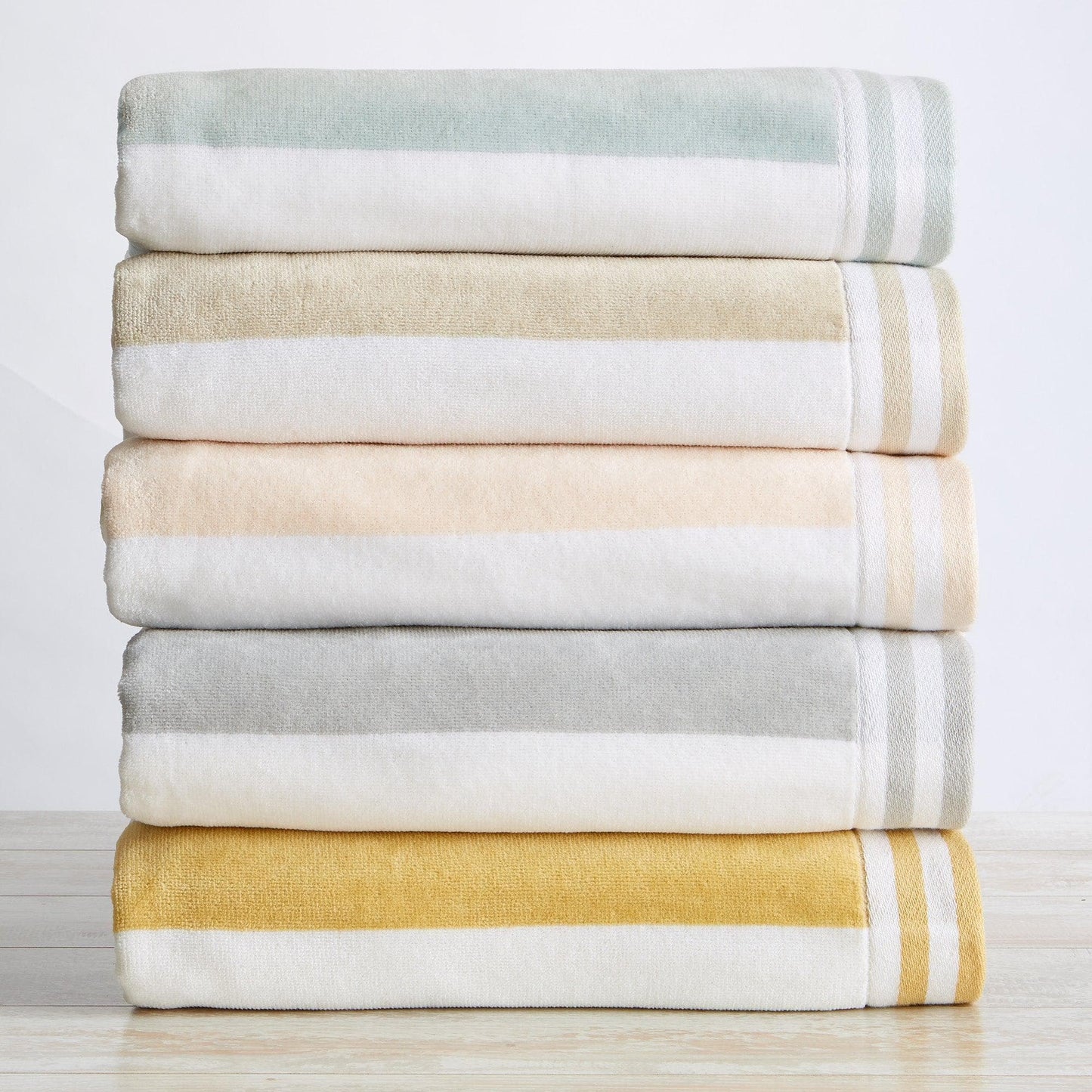 Oversized Striped Cabana Beach Towel - Edgartown Collection