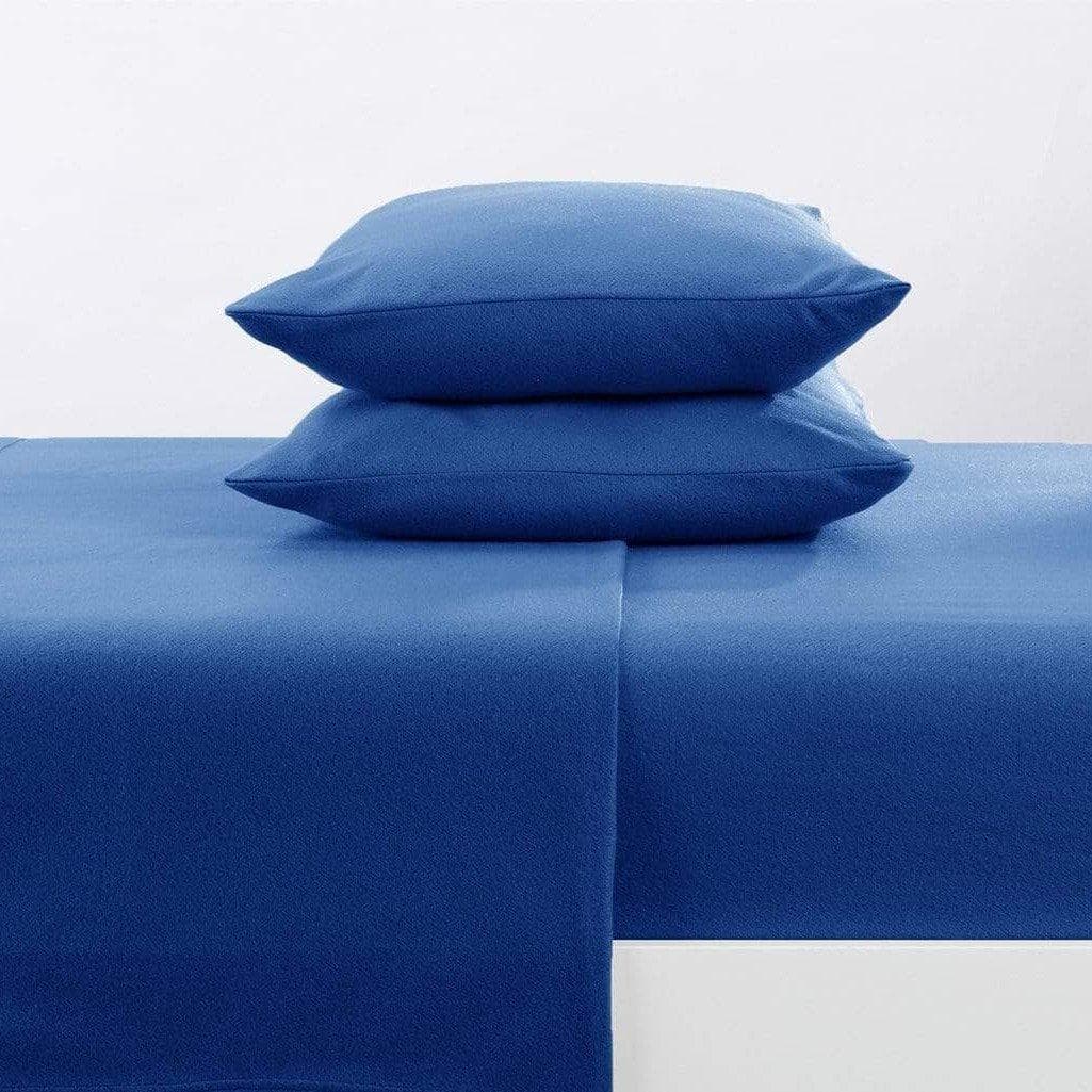 4-Piece Solid Fleece Sheet - Christina Collection