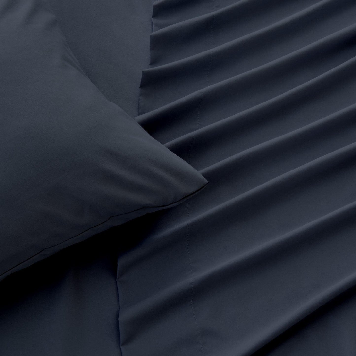 4 Piece Solid Microfiber Sheet - Amara Collection