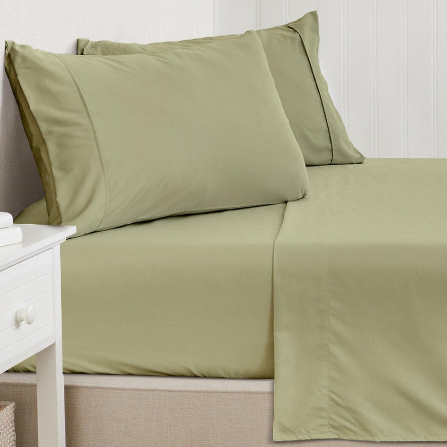 4 Piece Solid Microfiber Sheet - Amara Collection