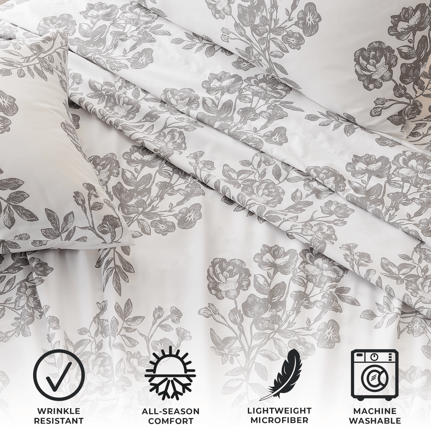 4 Piece Microfiber Sheet Set - Baylor Collection