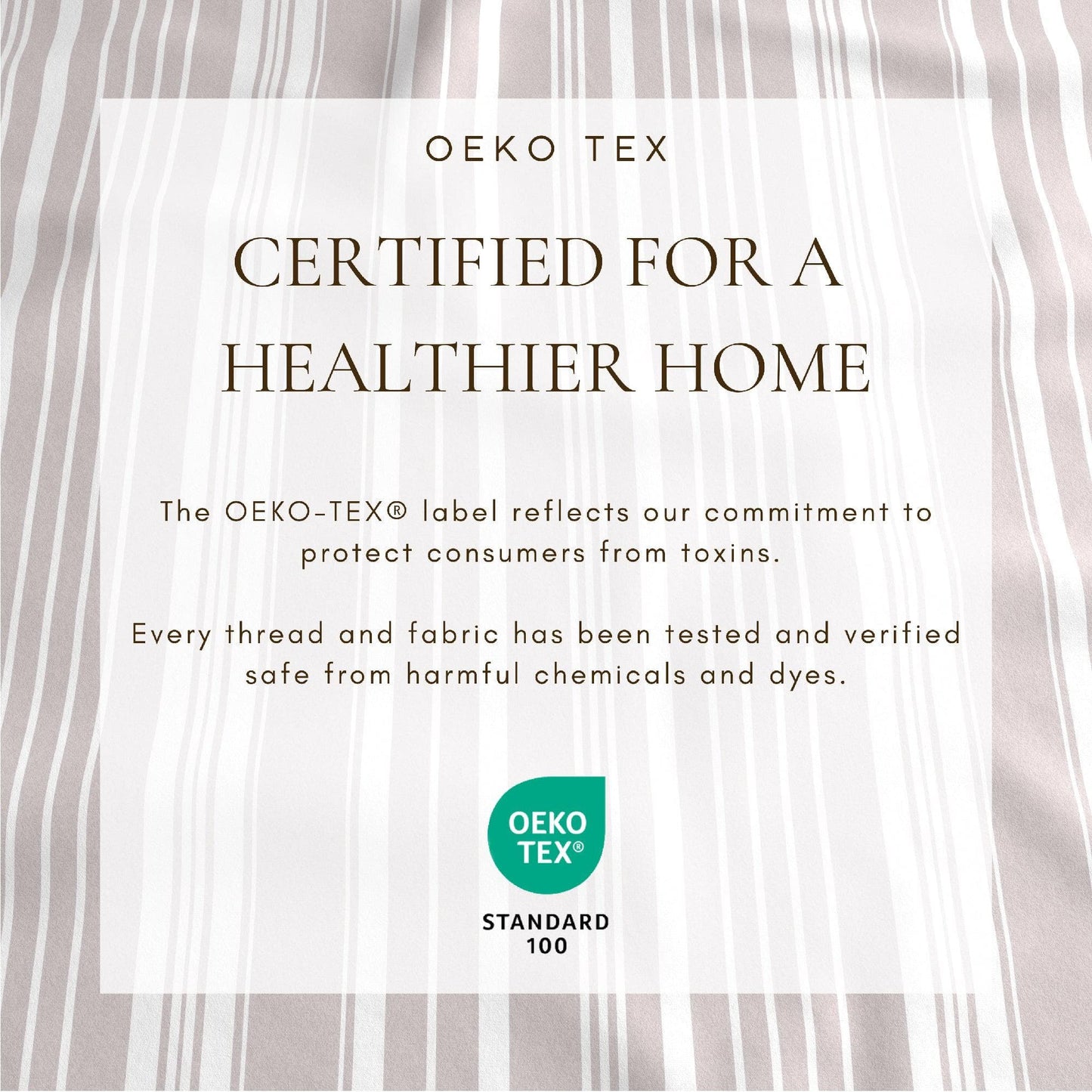 4-Piece Striped Microfiber Sheet Set - Elouise Collection