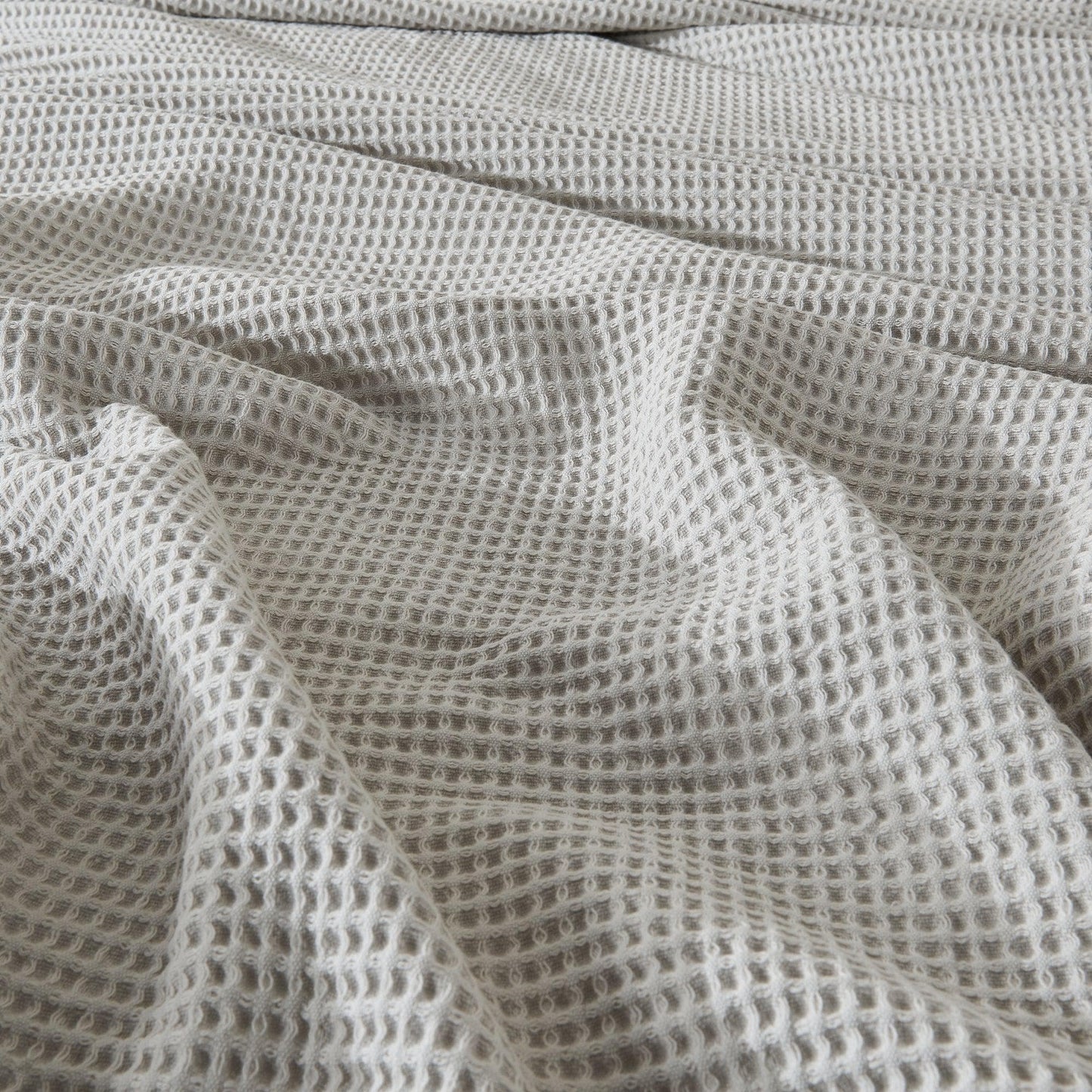 100% Cotton Waffle Weave Blanket - Mikala Collection