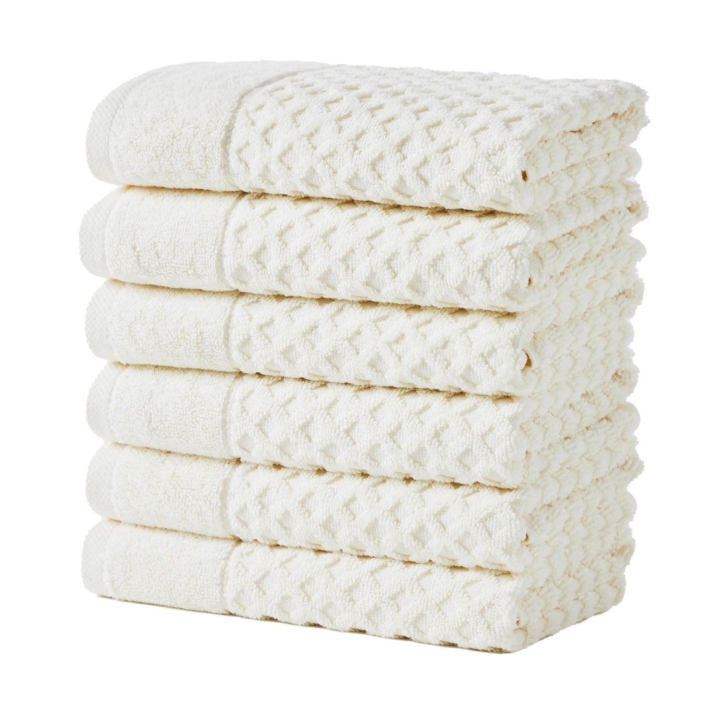 Cotton Diamond Waffle Weave Bath Towel Set - Grayson Collection