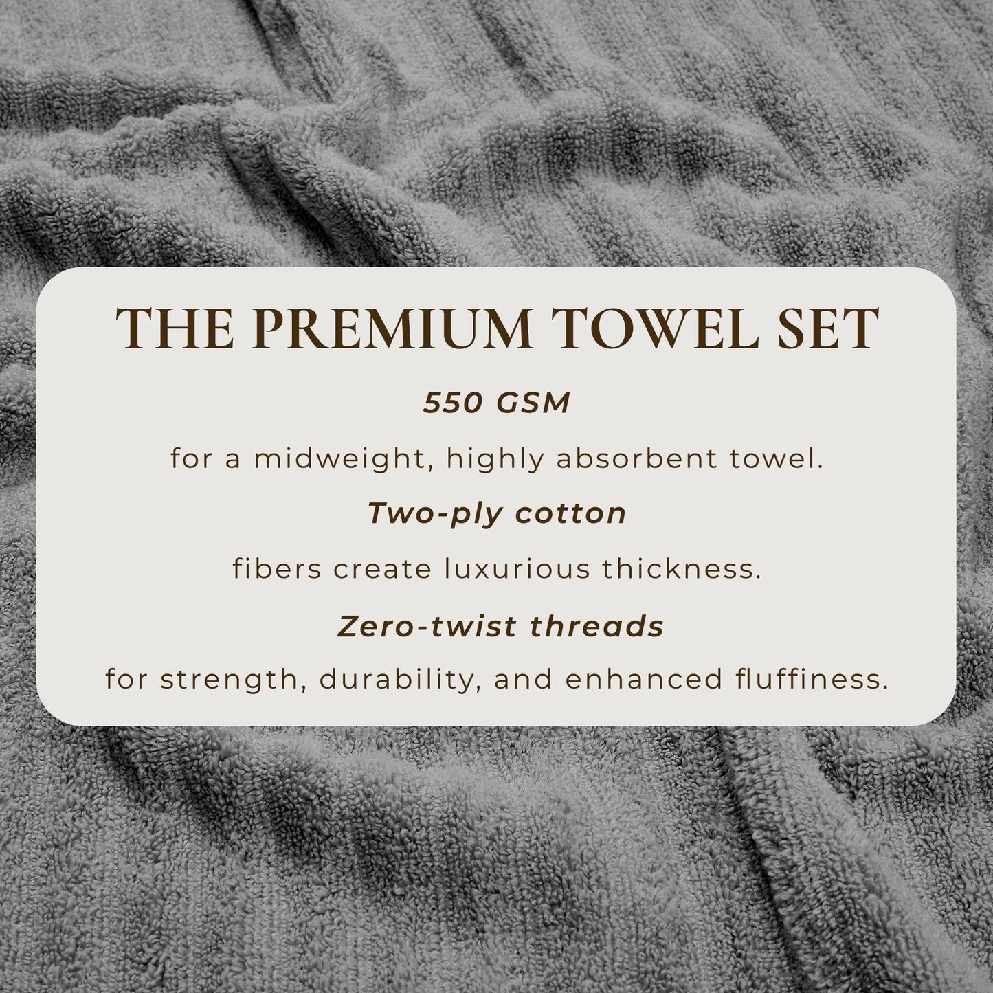 Luxury Cotton Towels - Karina Collection