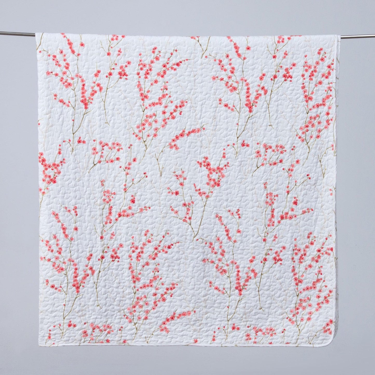3-Piece Floral Quilt - Sakura Collection