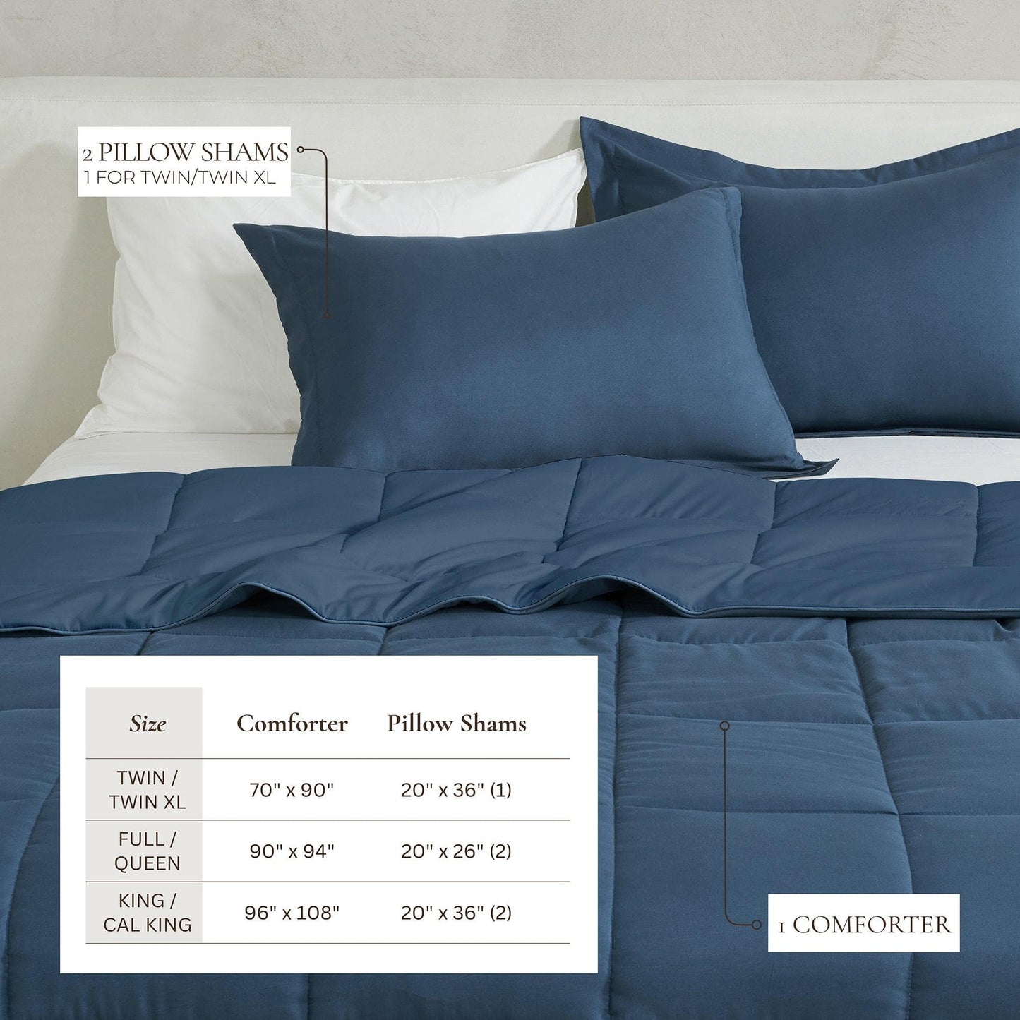 Reversible Comforter Set - Odette Collection