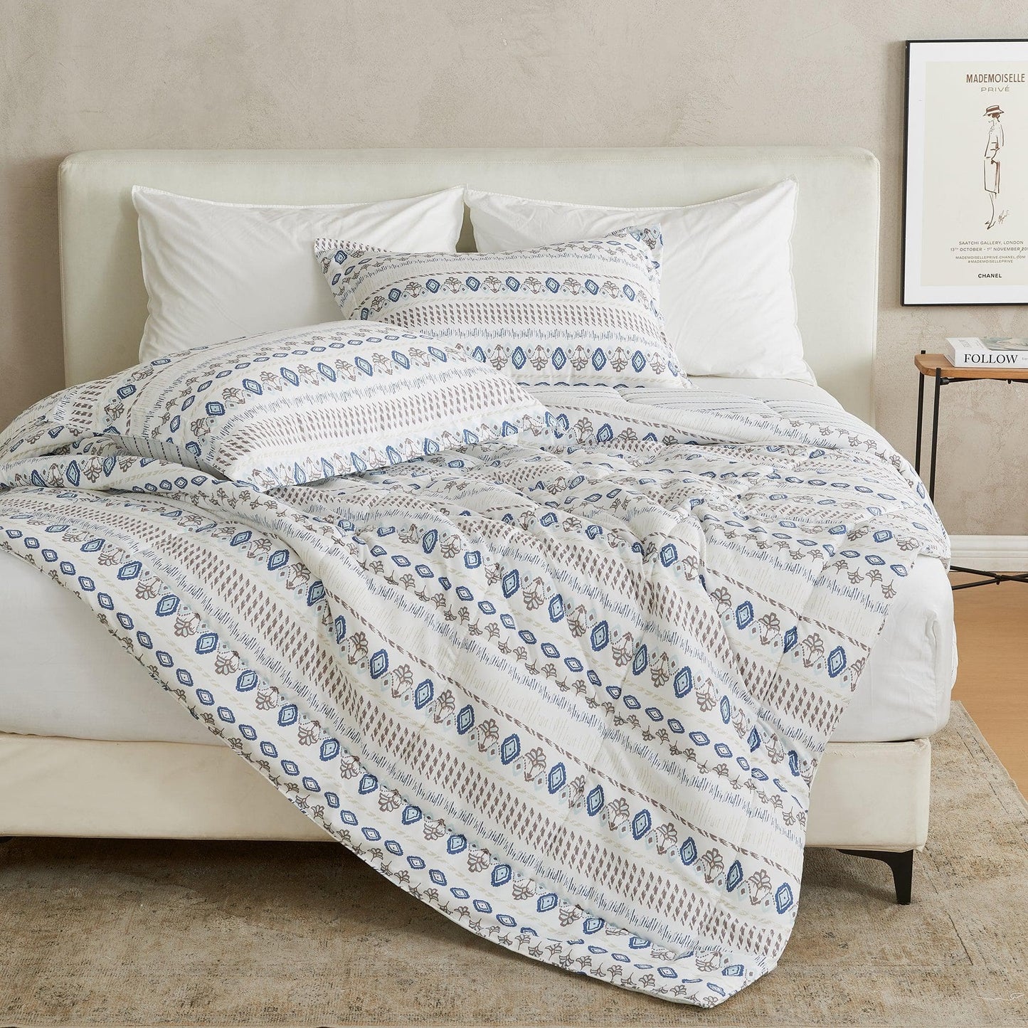 Reversible Comforter Set - Odette Collection