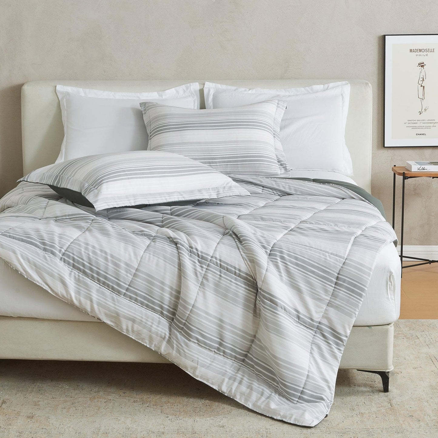 Reversible Comforter Set - Odette Collection