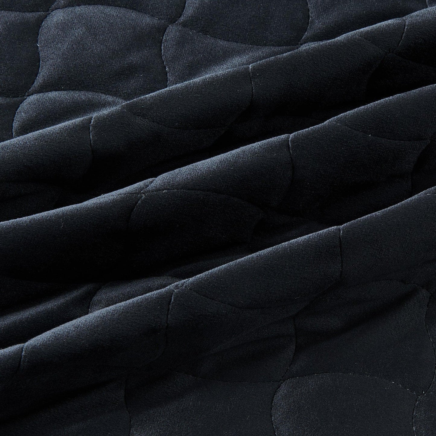 Velvet Box-Stitched Quilt Set - Vivica Collection