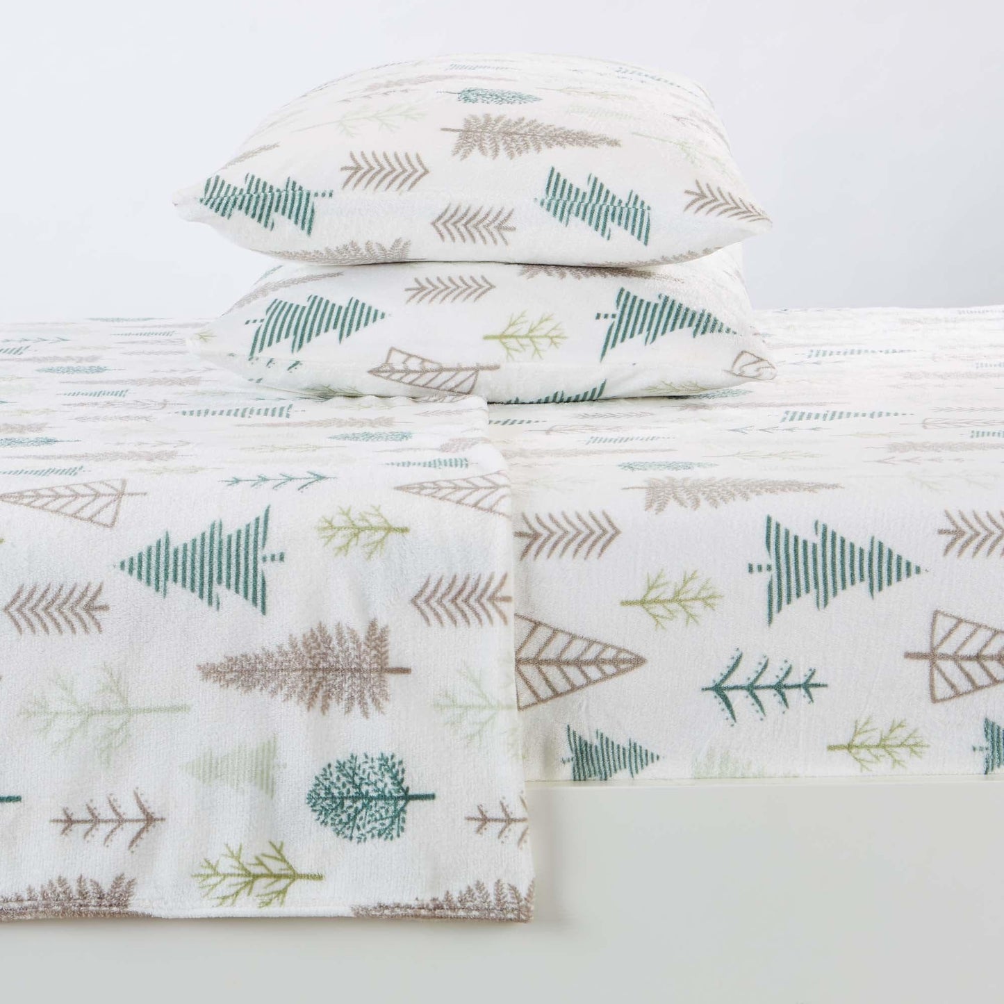 4-Piece Printed Plush Sheet - Velvet Luxe Collection