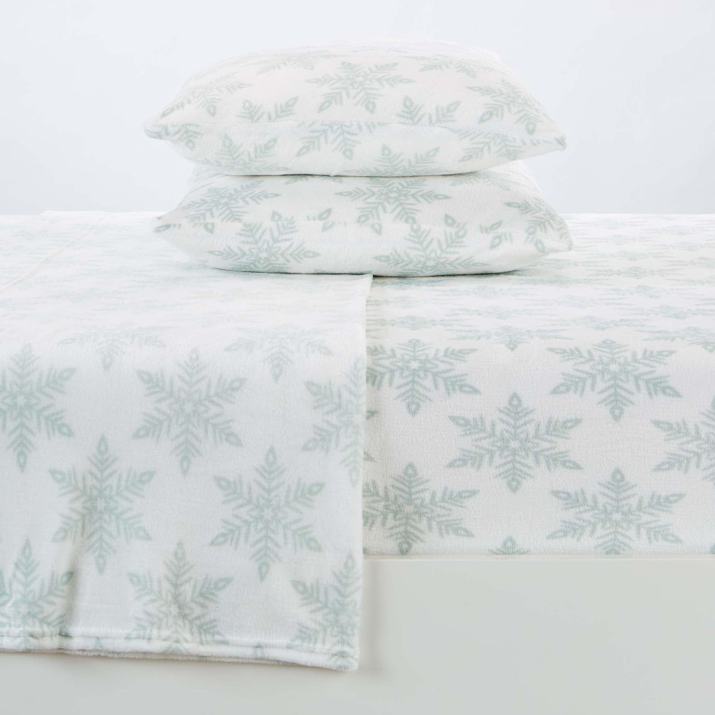 4-Piece Printed Plush Sheet - Velvet Luxe Collection