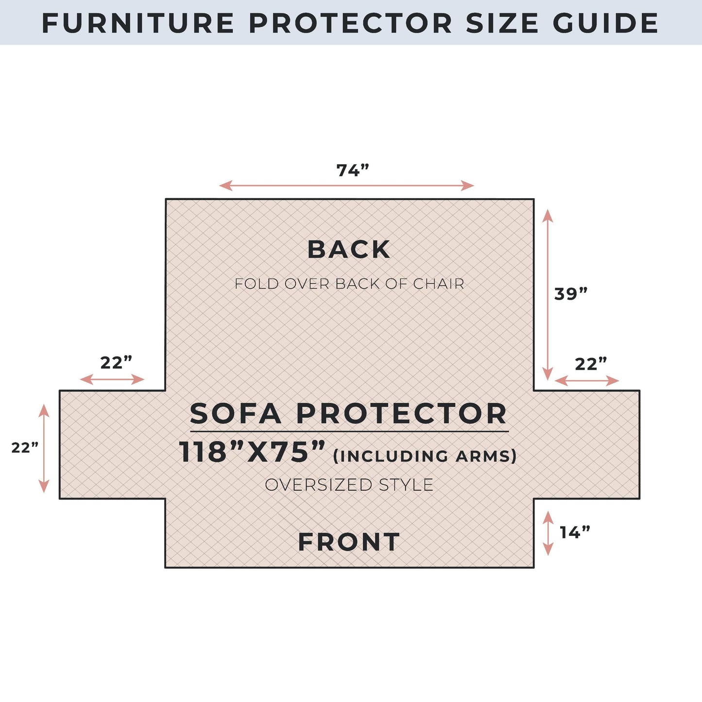 Reversible Furniture Protector - Elenor Collection