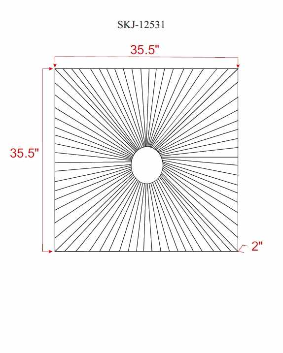 Garnet White Mosaic Starburst Wall Art