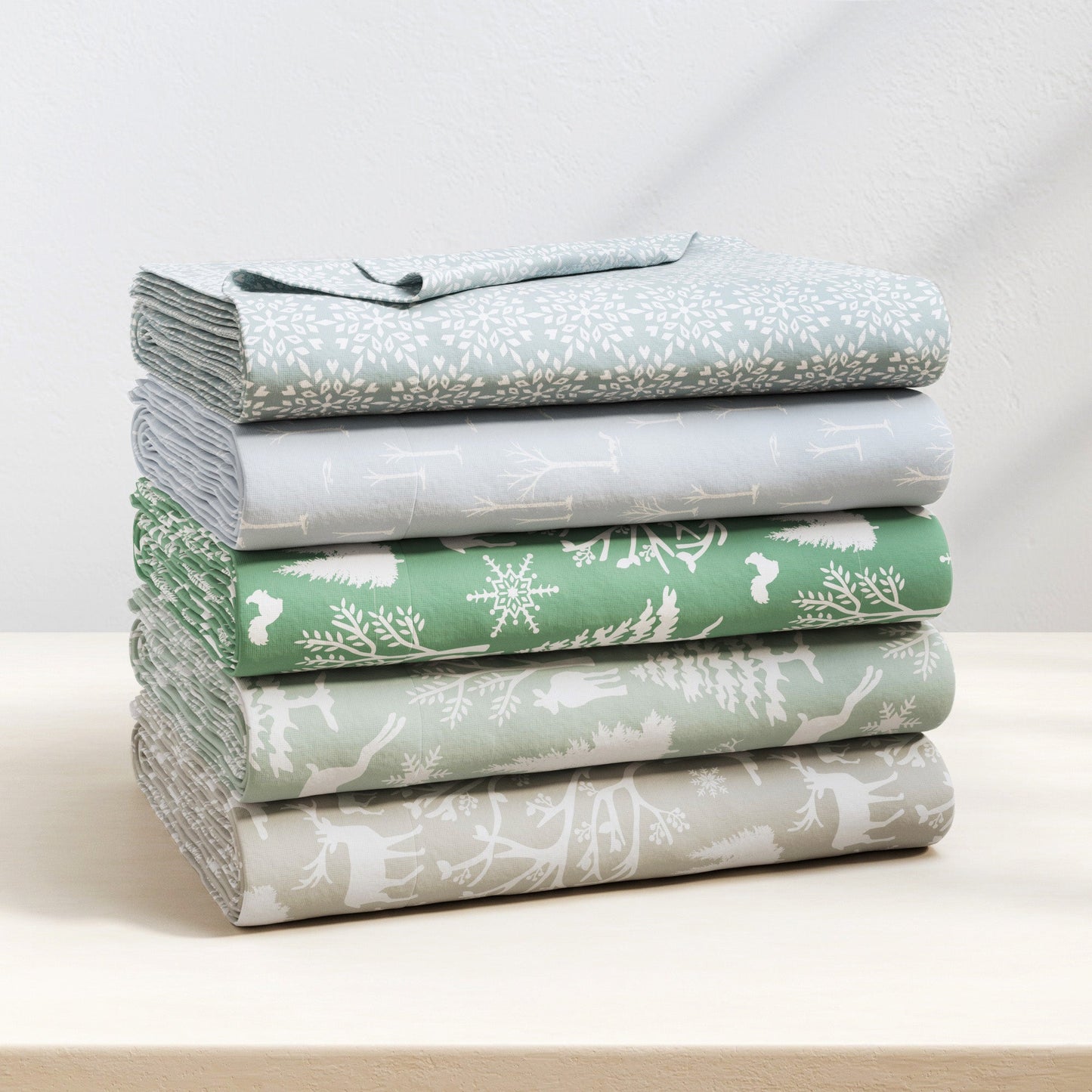 Turkish Cotton Flannel Sheet Set - Elevated Lodge Collection
