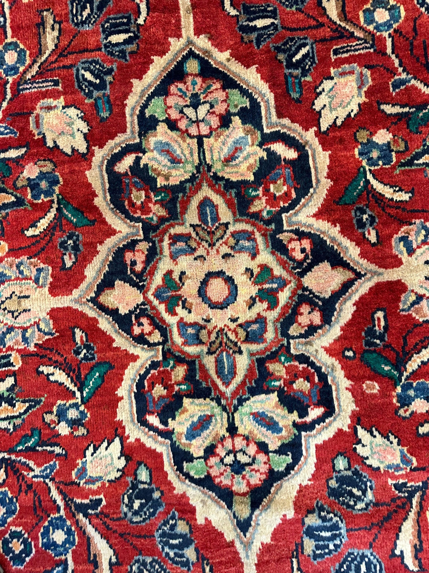Handmade One-of-a-Kind Persian Mahal Rug - 10’ x 12’10”