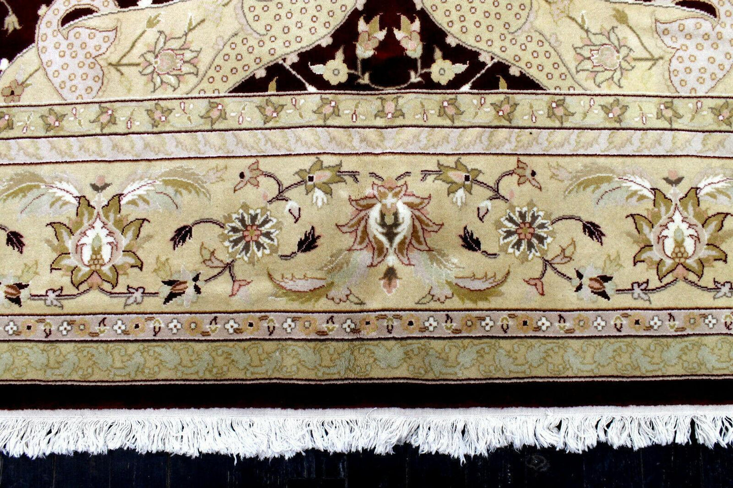 Hand-Knotted Pak-Ziegler Wool Rug – 8'7" x 11'7" – Traditional Design, Warm Earth Tones