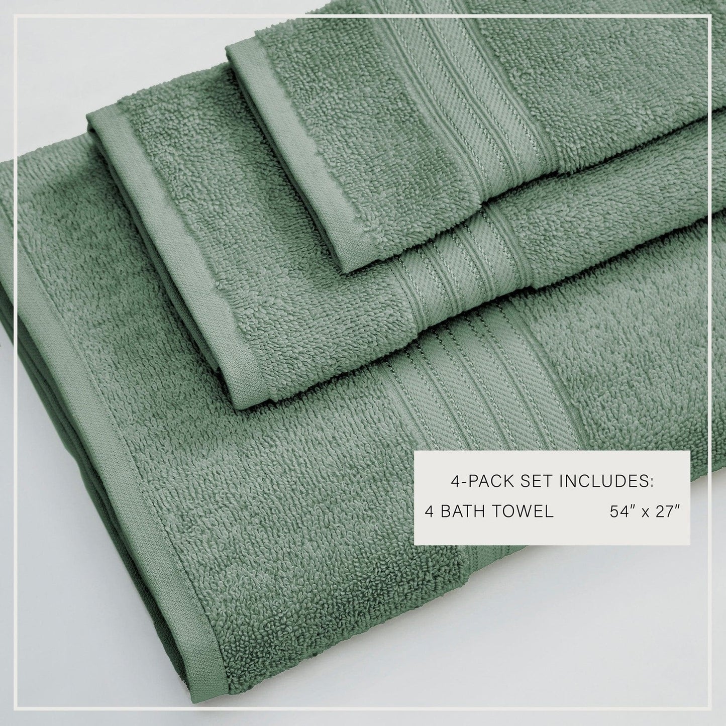 Cotton Terry Bath Towel Set - Cooper Collection