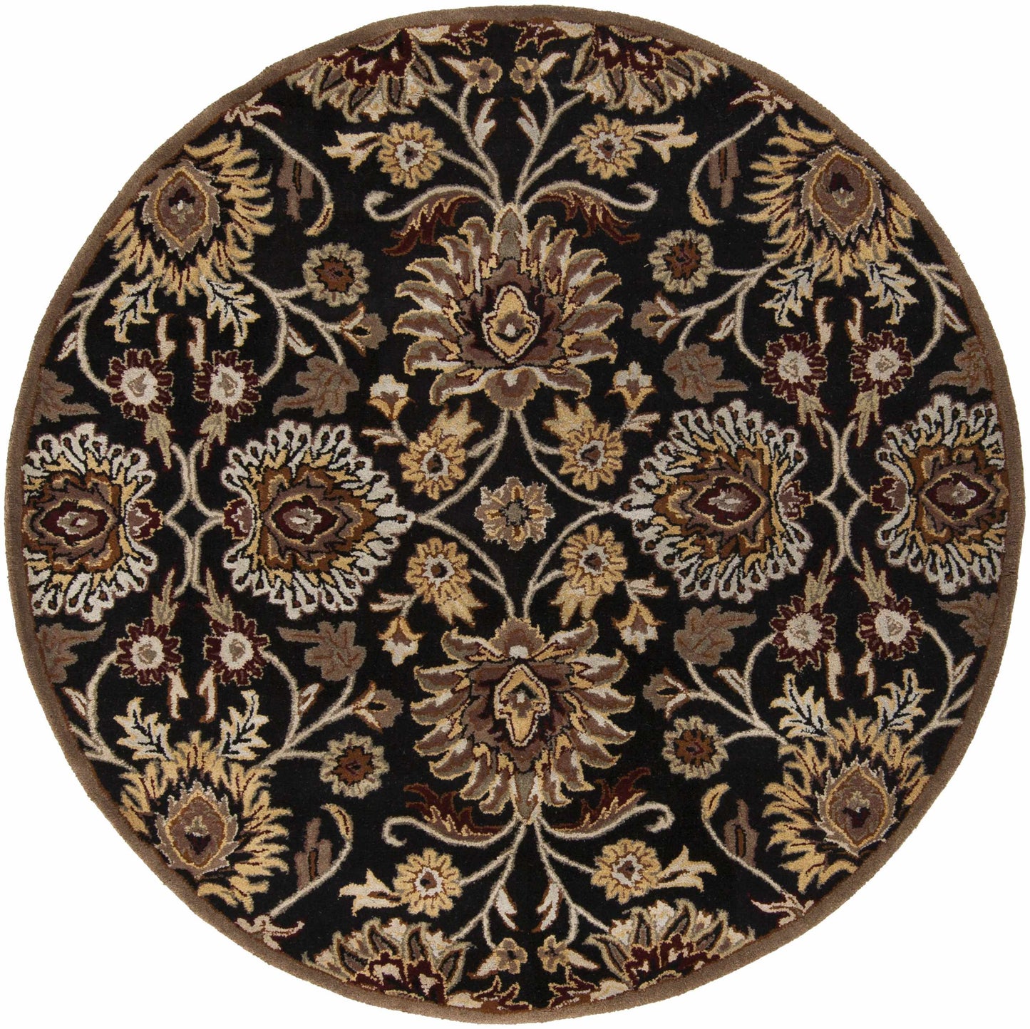 Conesus 1053 Hand Tufted Black Wool Rug