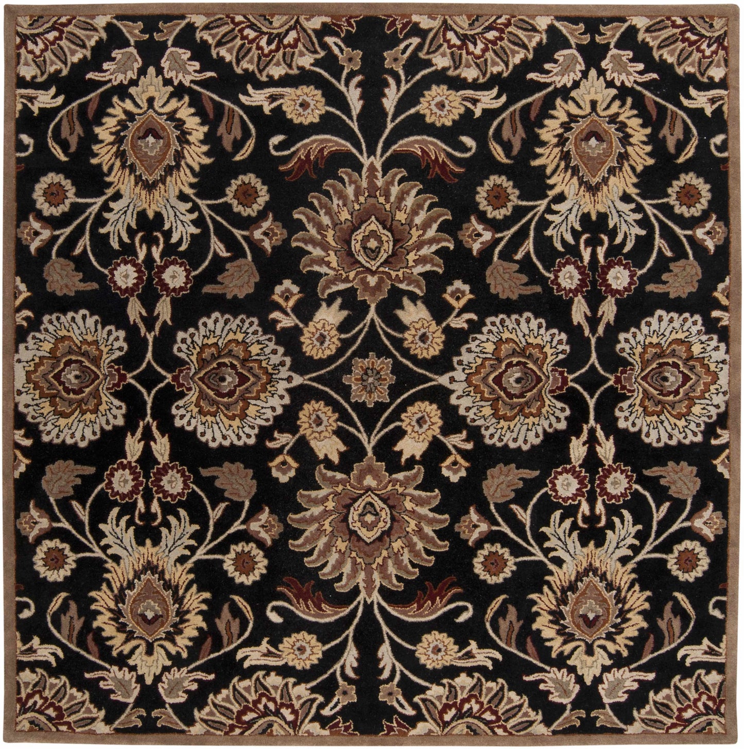 Conesus 1053 Hand Tufted Black Wool Rug