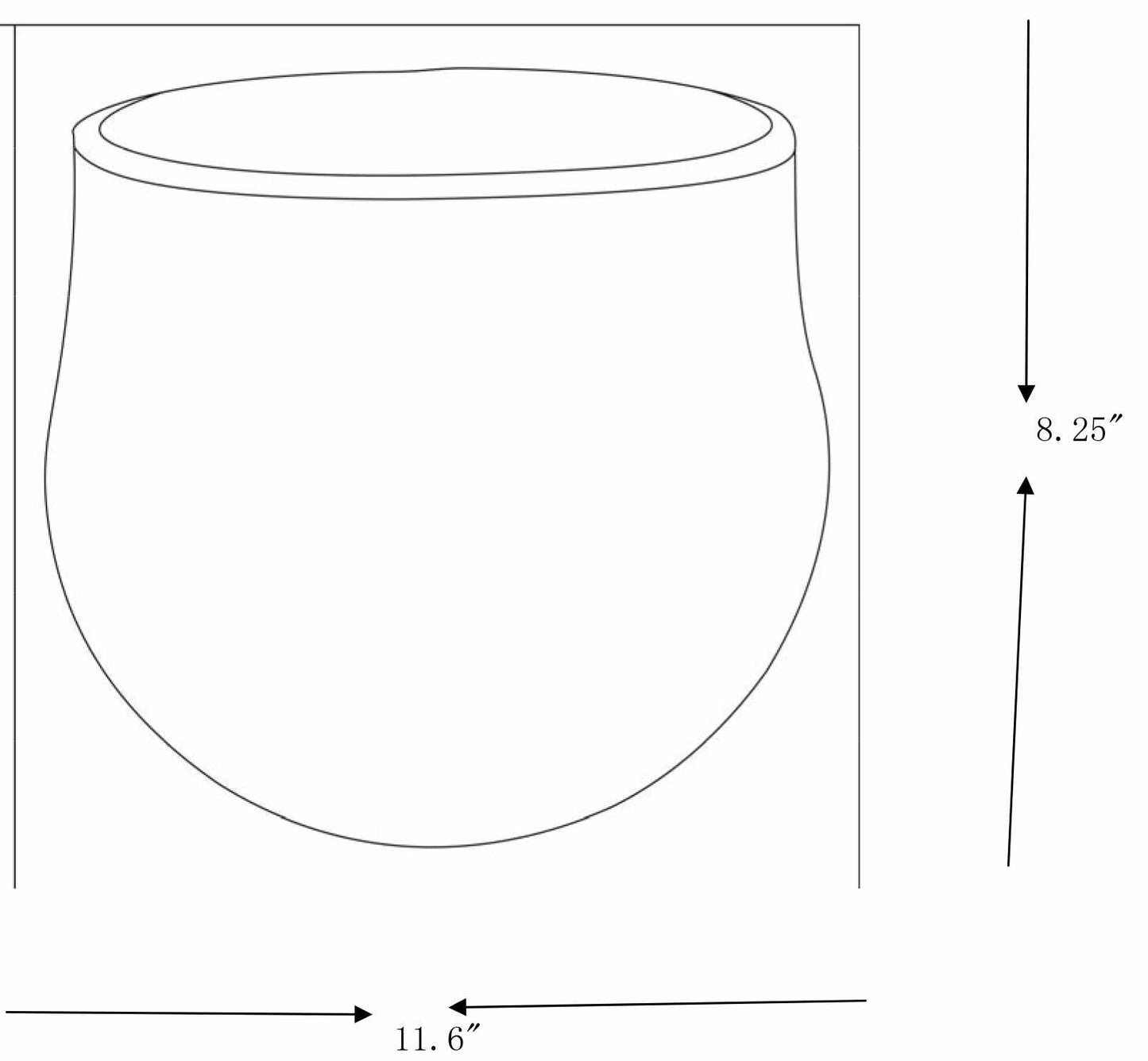 Janamuato White Geometric Cement Planter