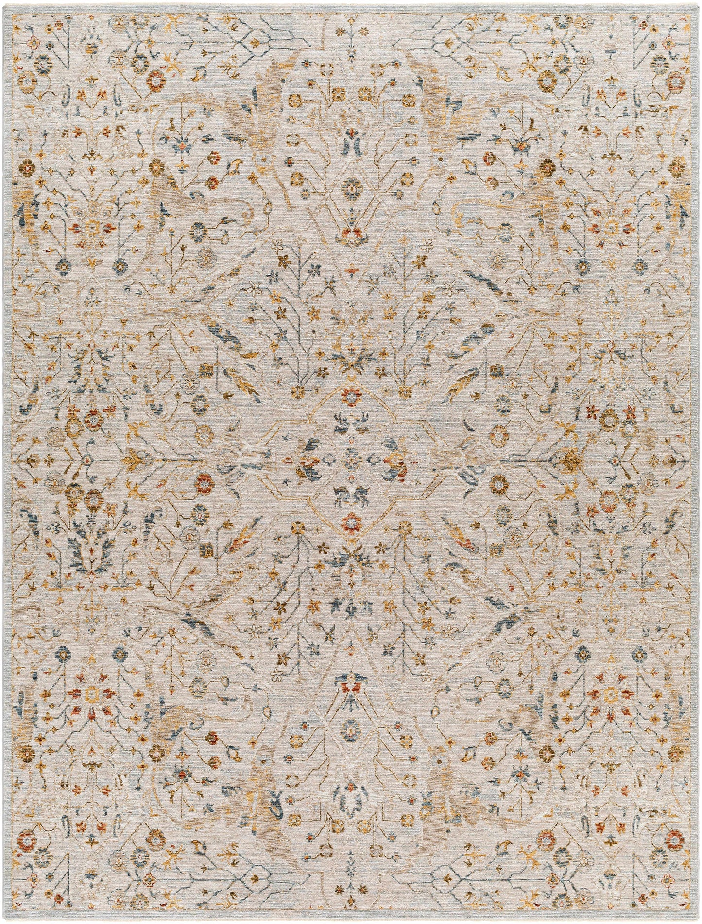Kabungahan Oushak Style Floral Rug