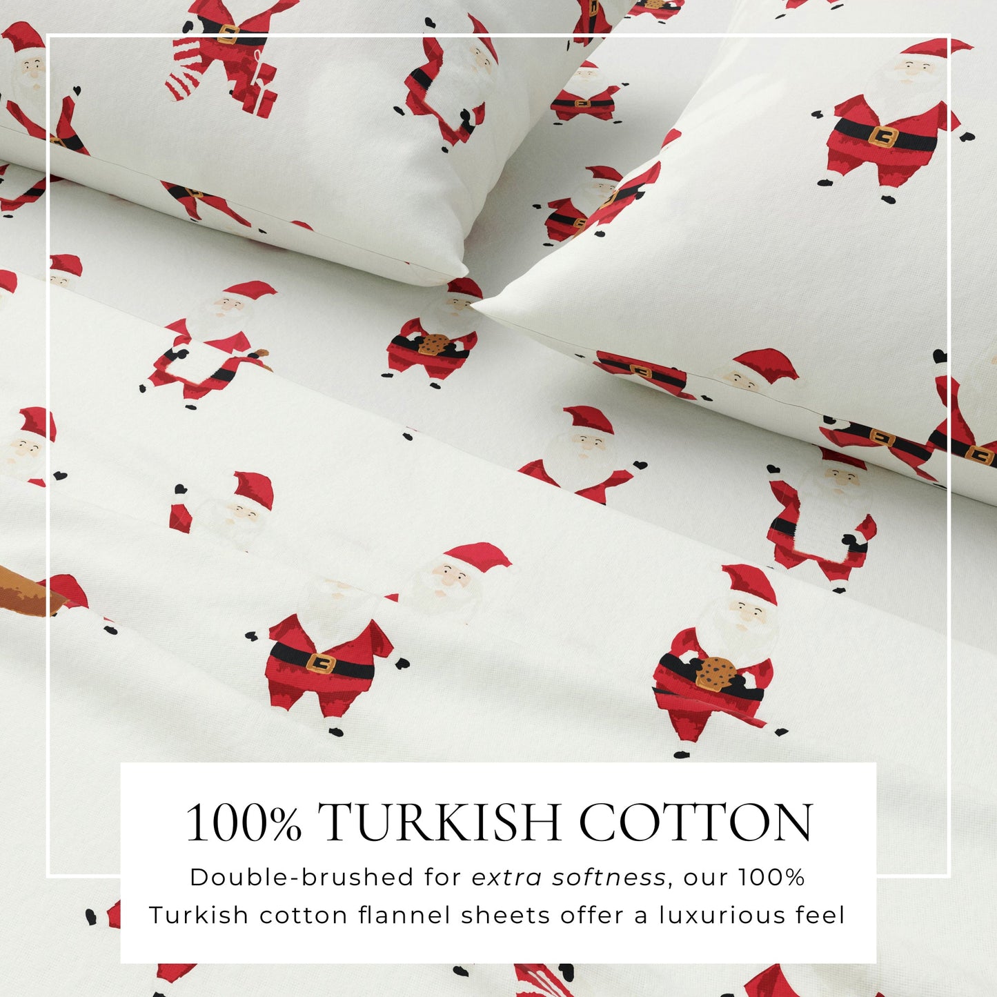 4-Piece Turkish Cotton Flannel Sheet - Whittaker Collection