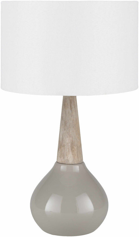 Hydesville Gray Ceramic Table Lamp