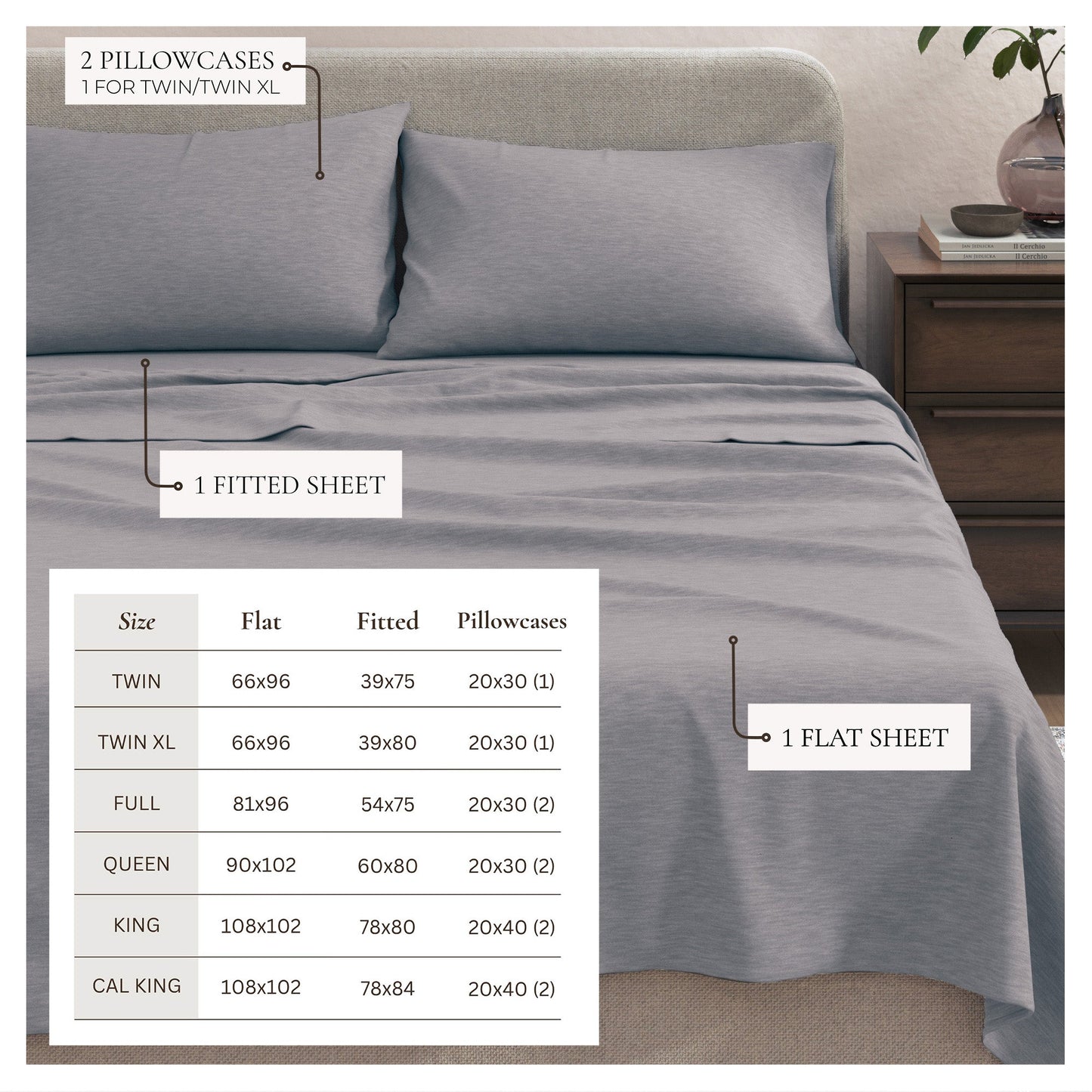 4-Piece Jersey Sheet - Carmen Collection
