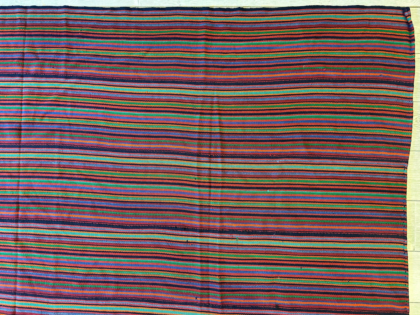 Large Antique Persian Square Rug Jajim Design 9 x 9 Ft