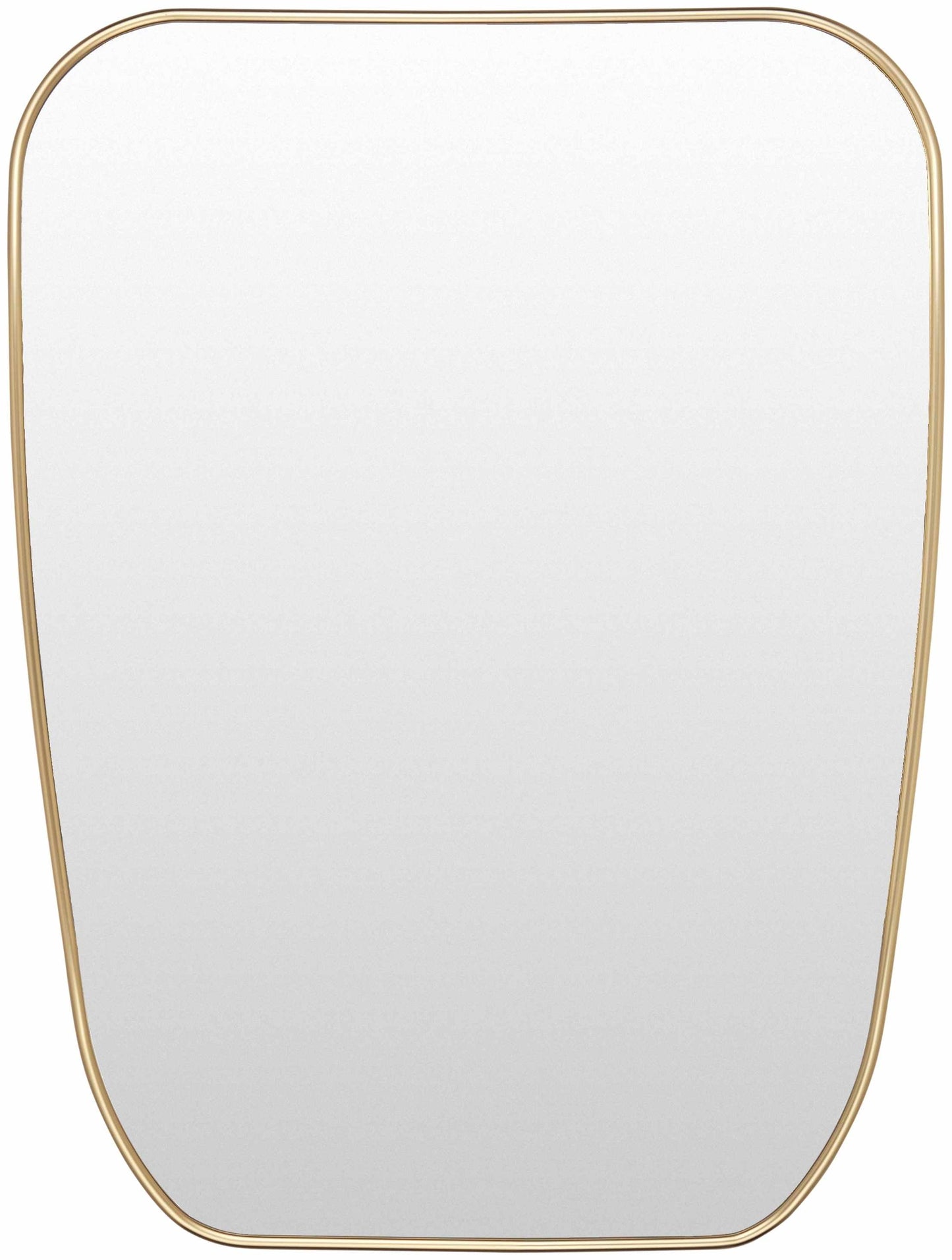 Orbassano Gold Frame Round Mirror