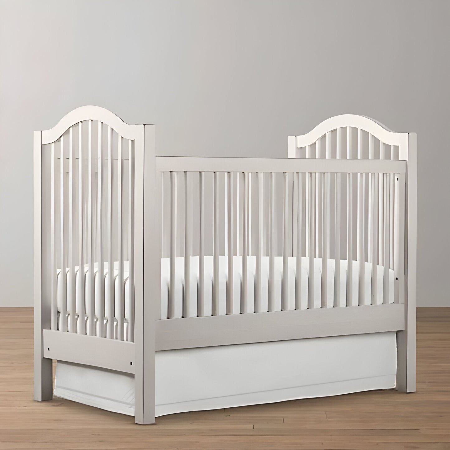 Single Embroidery Cotton Crib Skirt