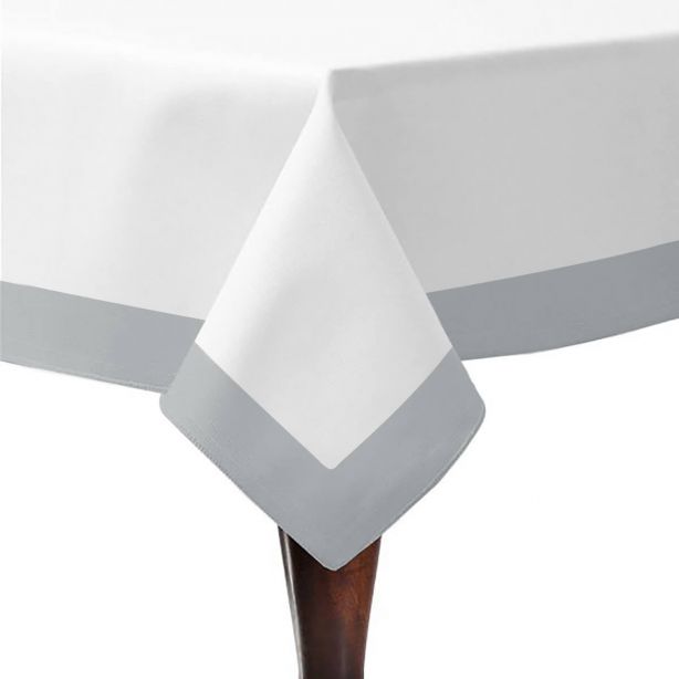 Border Frame Cotton Table Cloth