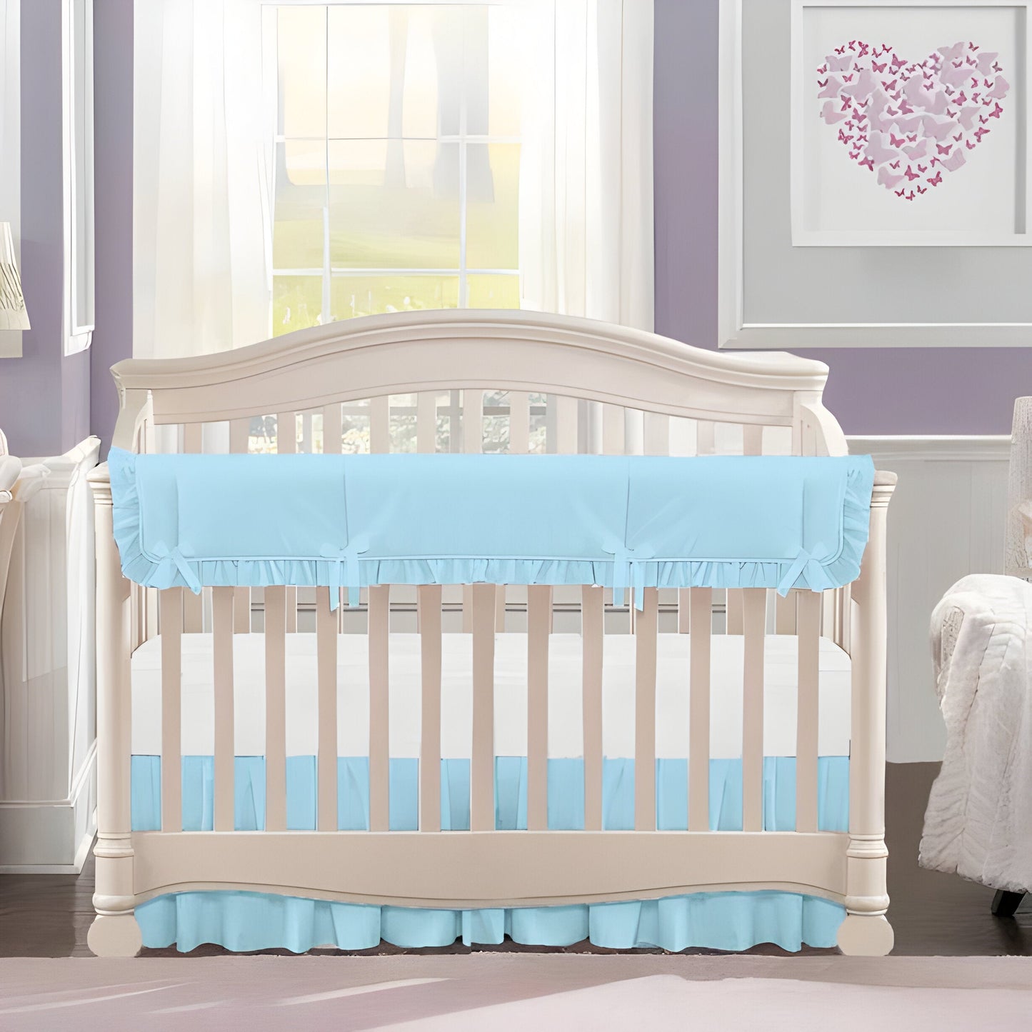 Cotton Knitted Crib Rail Cover