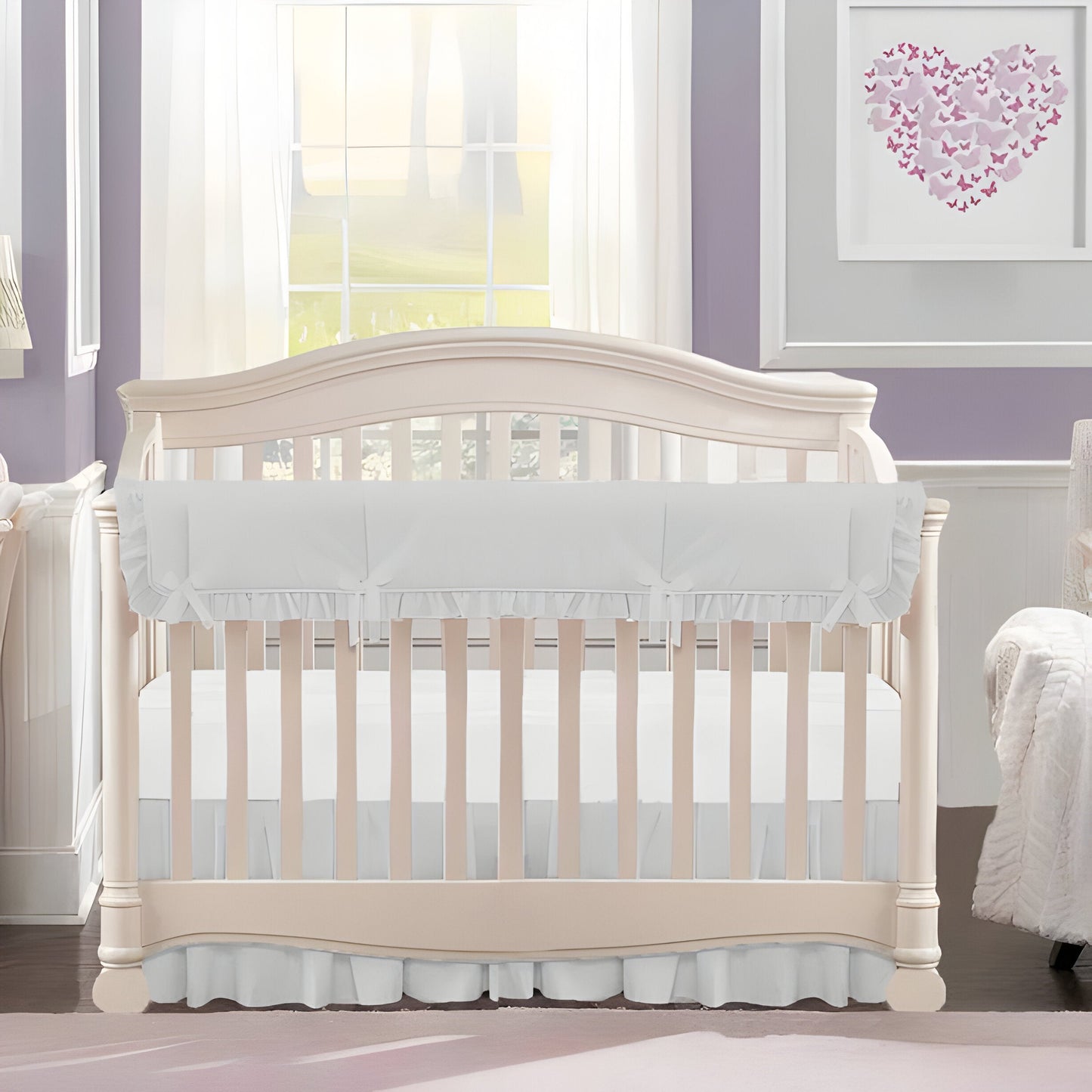 Cotton Knitted Crib Rail Cover