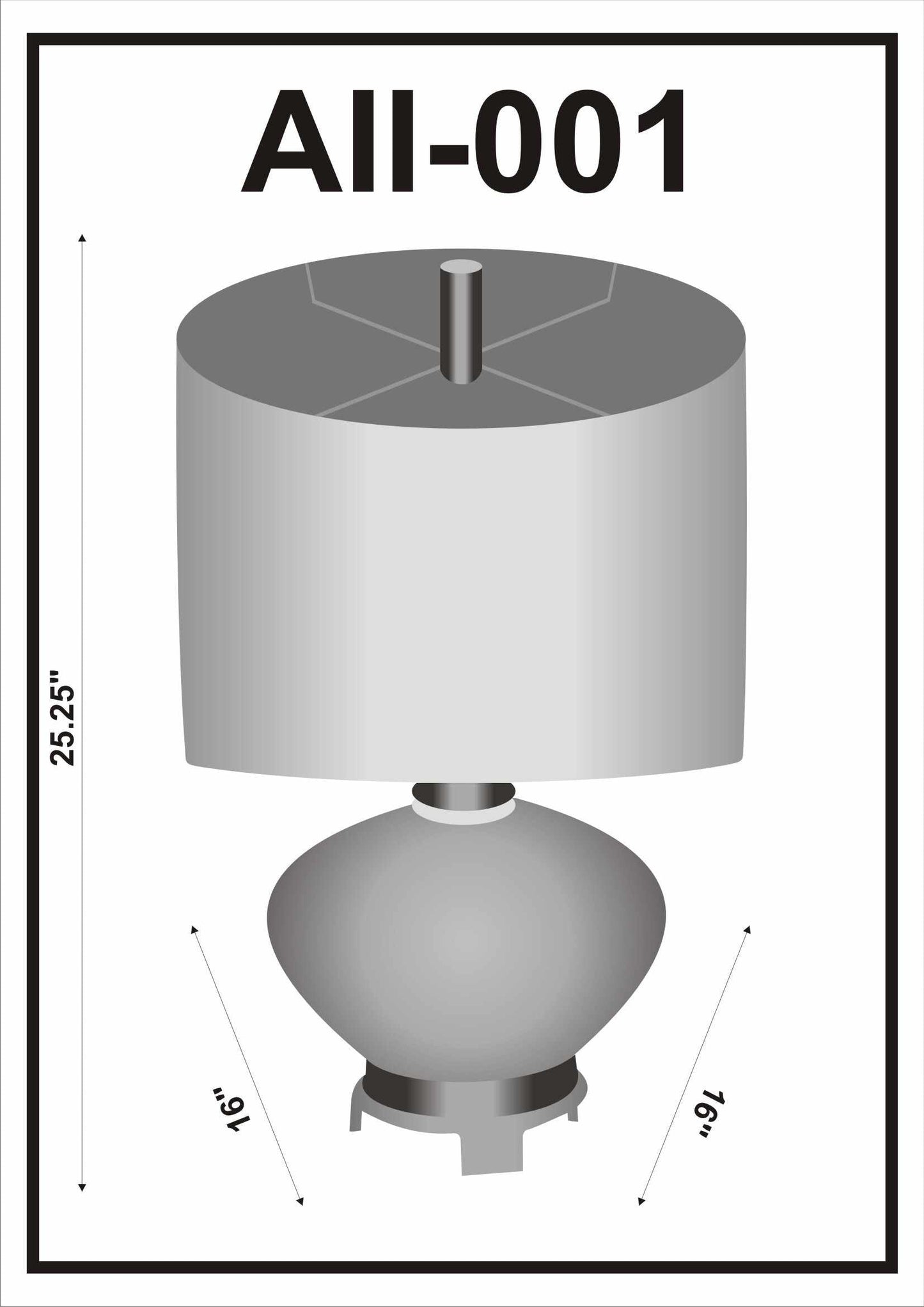 Lintangan Table Lamp - Clearance