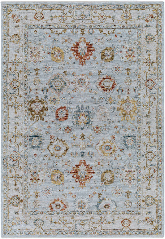 Luklukan Oushak Style Floral Rug
