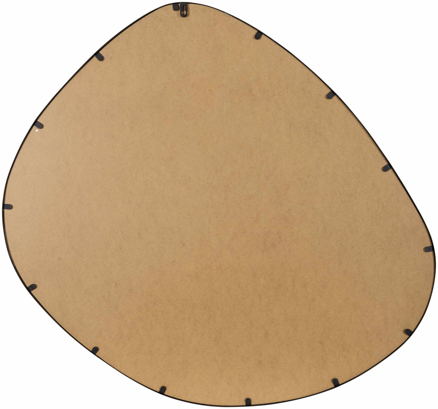 Lochovice Black Distressed Wood Mirror