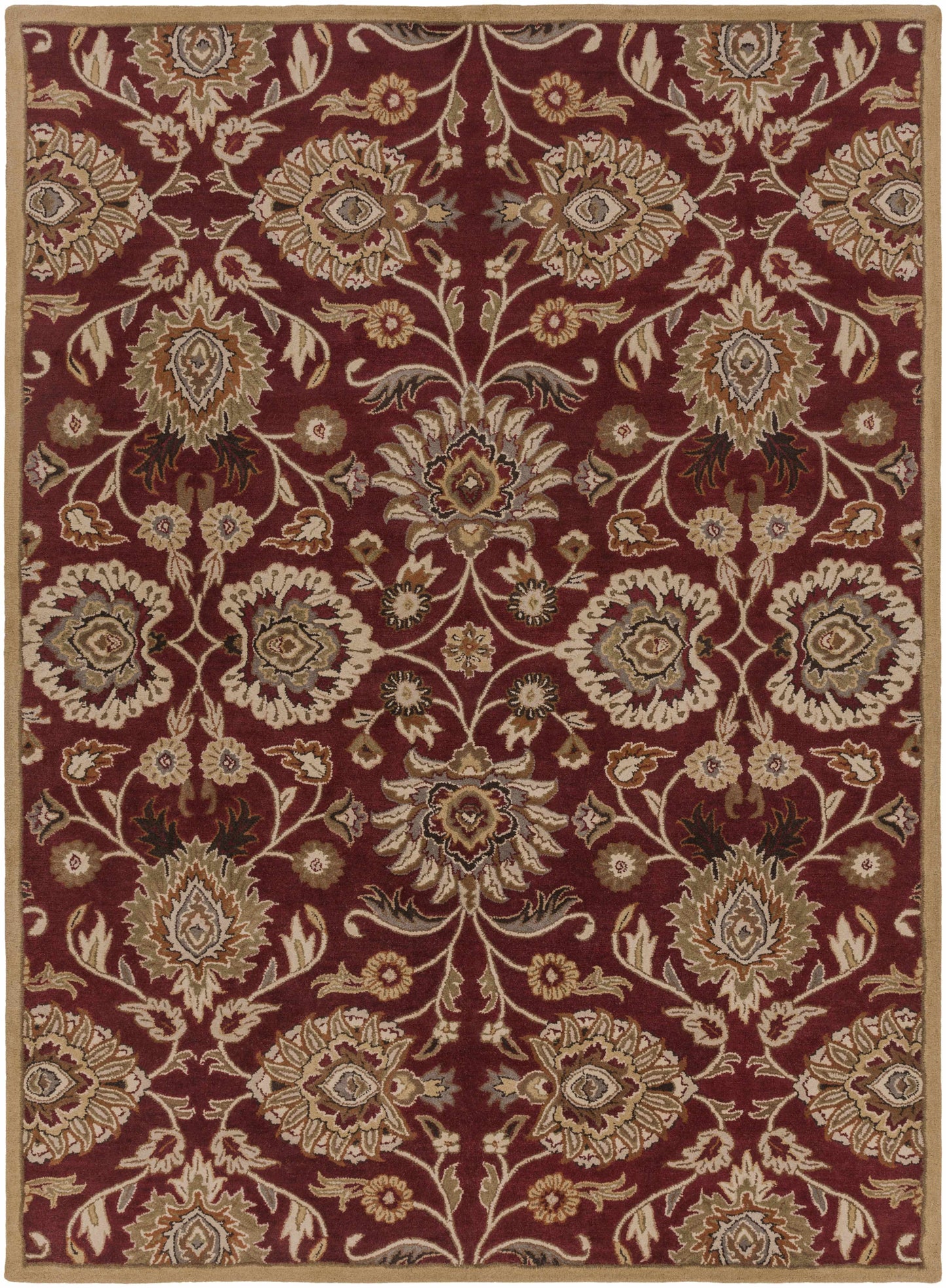 Conesus Red 1061 Hand Tufted Wool Rug