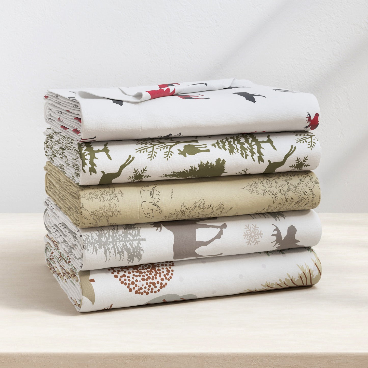 100% Turkish Cotton Flannel Sheet Sets - Boulder Collection