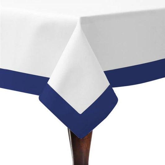 Border Frame Poly Cotton Table Cloth