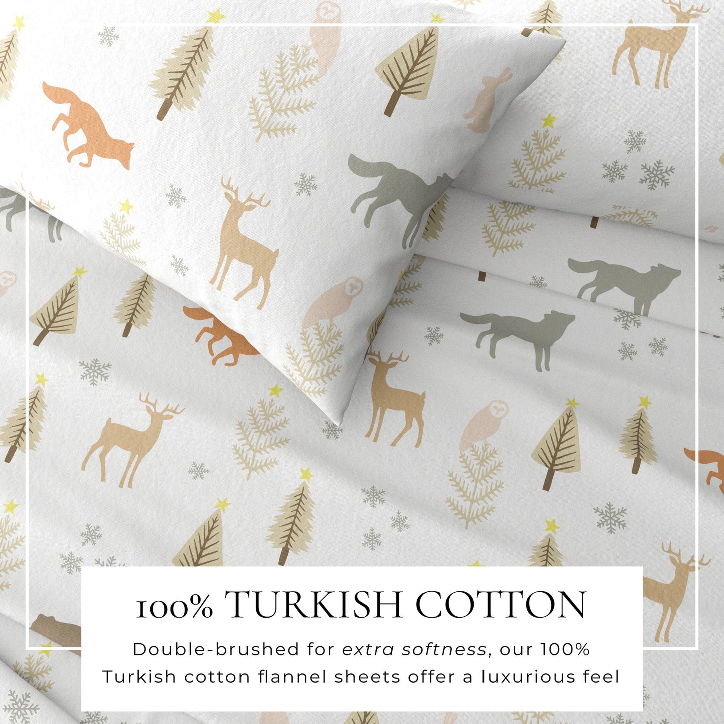 4-Piece Turkish Cotton Flannel Sheet - Stratton Collection
