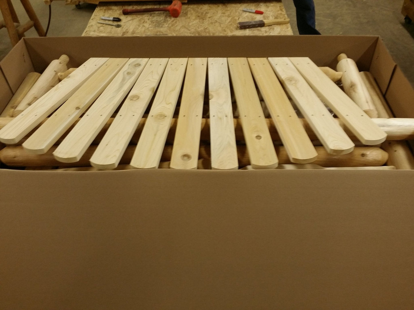 Durable Outdoor Wooden Bench