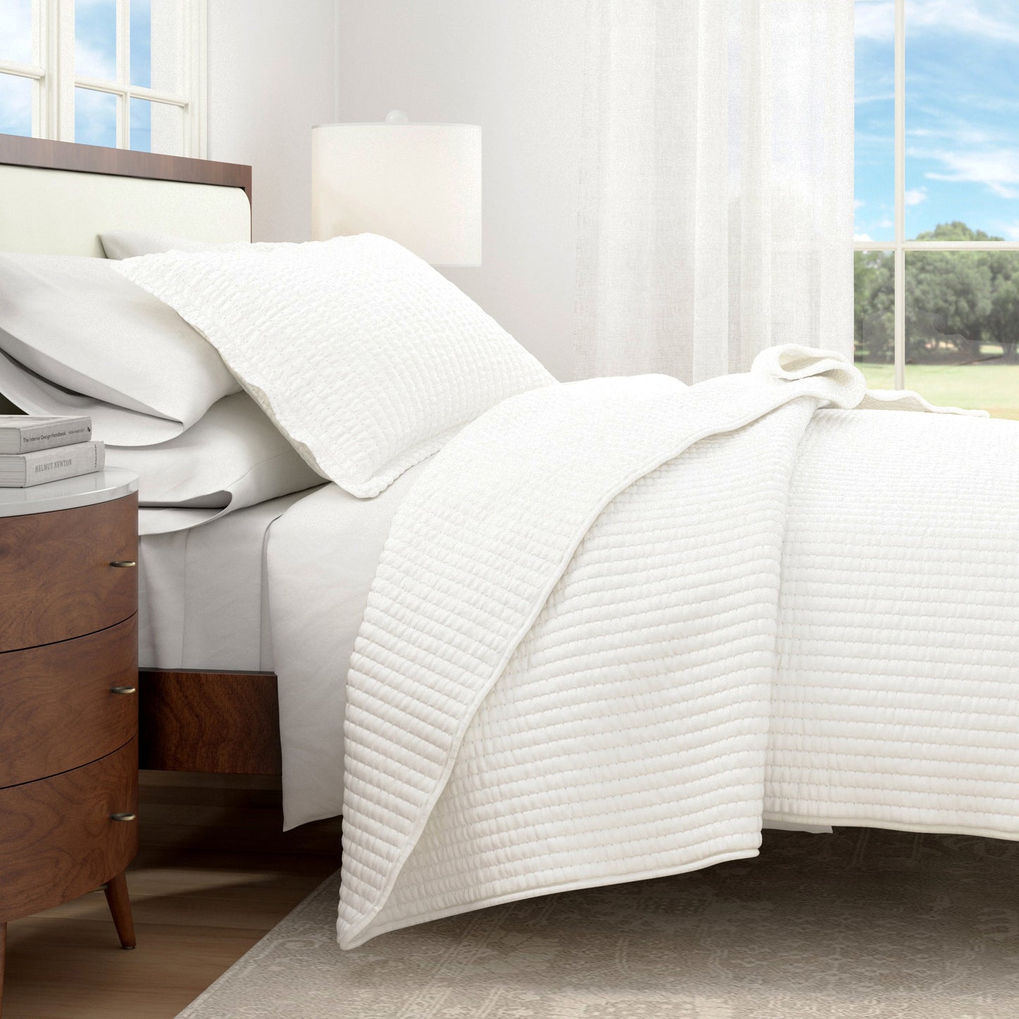3-Piece Solid Quilt - Alicia Collection