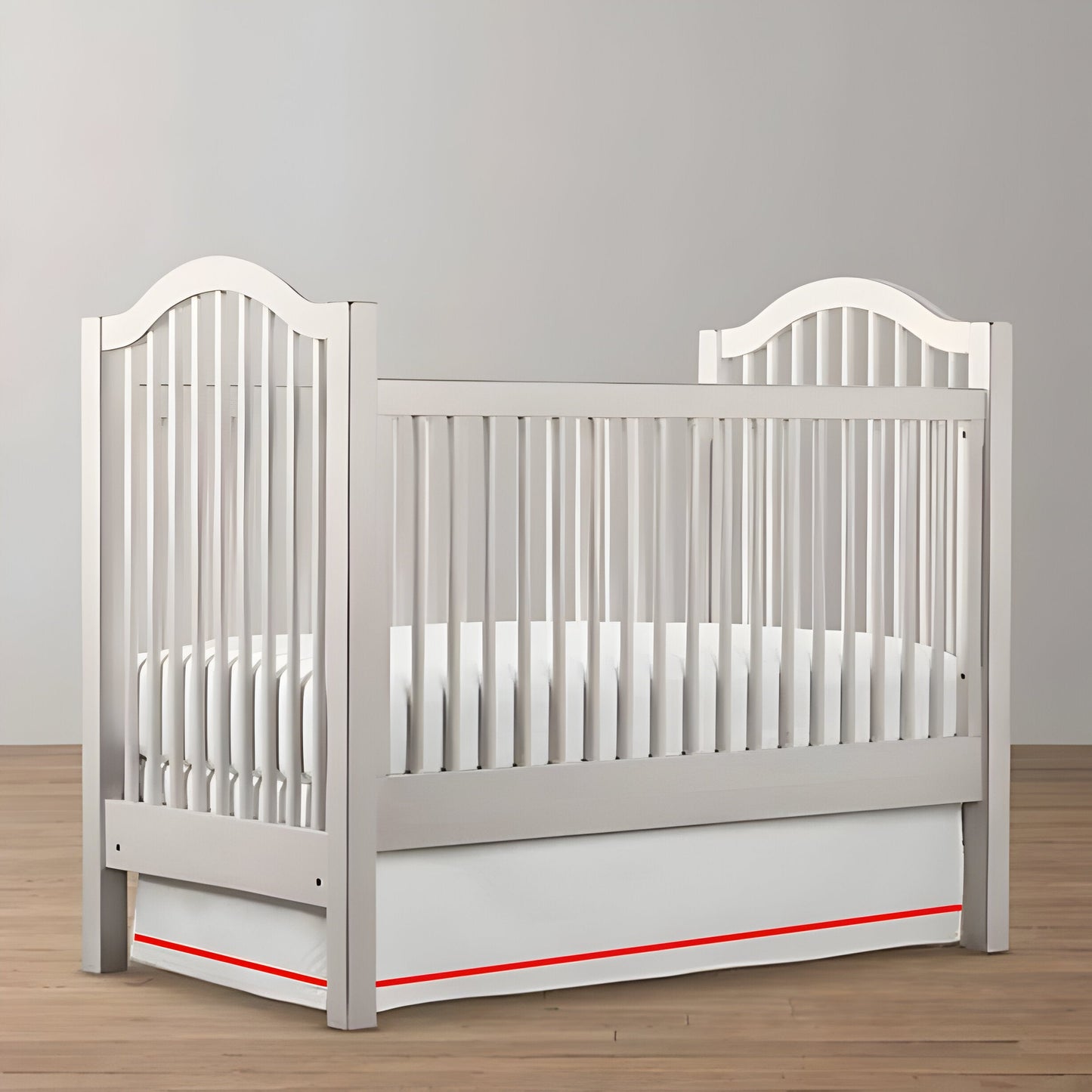 Single Embroidery Cotton Crib Skirt